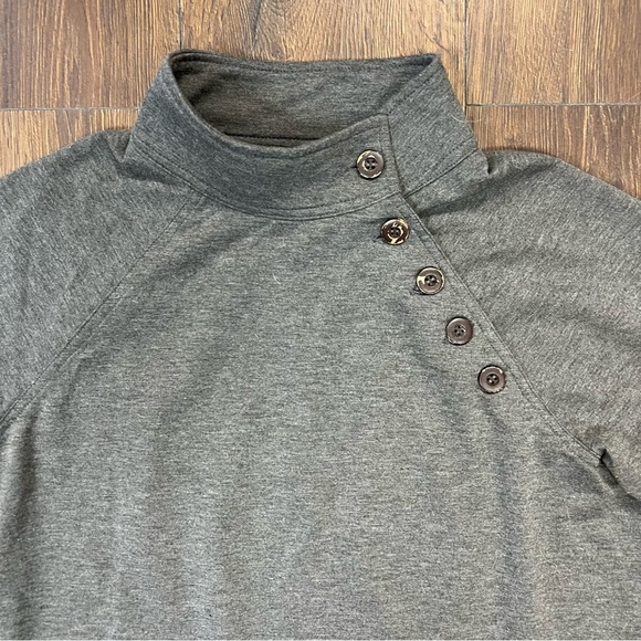 Promesa button neck sweatshirt SZ MED - Picture 2 of 4
